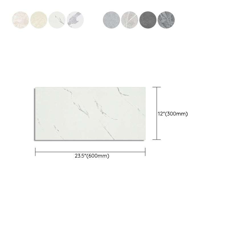 Frendorf | Kunststoff Peel & Stick Feldfliese Rechteckig Wasserdicht Einzelne Fliese