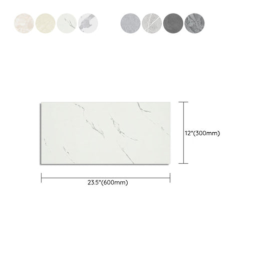 Frendorf | Kunststoff Peel & Stick Feldfliese Rechteckig Wasserdicht Einzelne Fliese