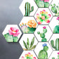 Frendorf | Plastik-Mosaikfliesen-Tapete hexagonal zum Aufkleben und Entfernen Rückwandfliese