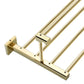 Frendorf | Gold Modernes Badezimmer-Set, Poliertes Gold, 4 Teile, Handtuchhalter, Papierhalter
