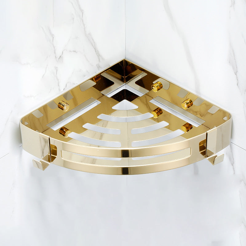 Frendorf | Gold Modernes Badezimmer-Set, Poliertes Gold, 4 Teile, Handtuchhalter, Papierhalter