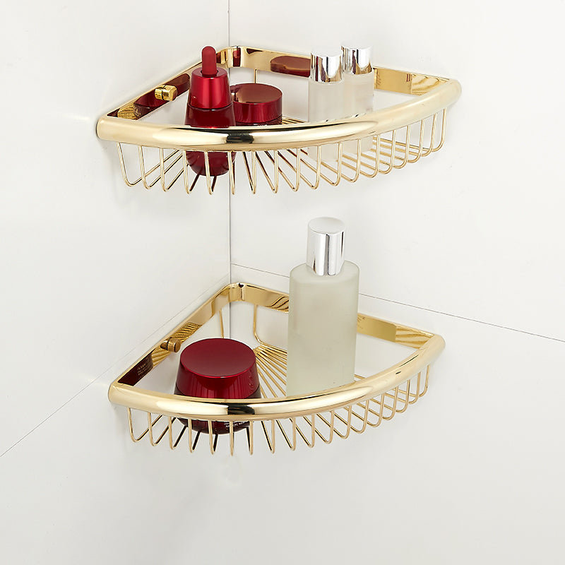Frendorf | Gold Modernes Badezimmer-Set, Poliertes Gold, 4 Teile, Handtuchhalter, Papierhalter