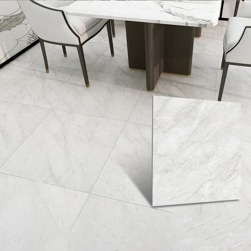 Frendorf | Home Indoor Vinylboden Peel and Stick Marmor-Druck Quadrat PVC-Bodenbelag