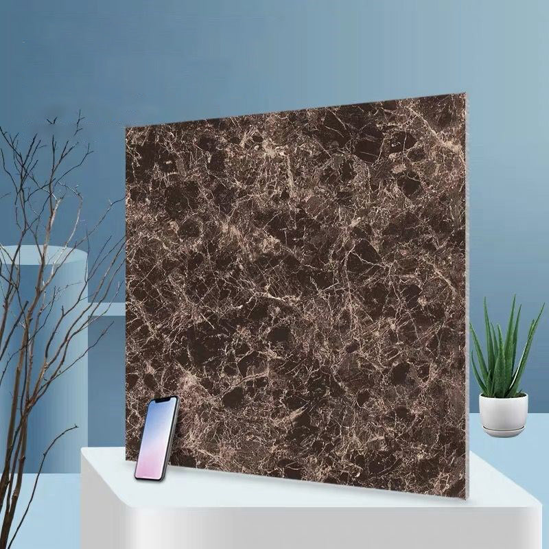 Frendorf | Home Indoor Vinylboden Peel and Stick Marmor-Druck Quadrat PVC-Bodenbelag