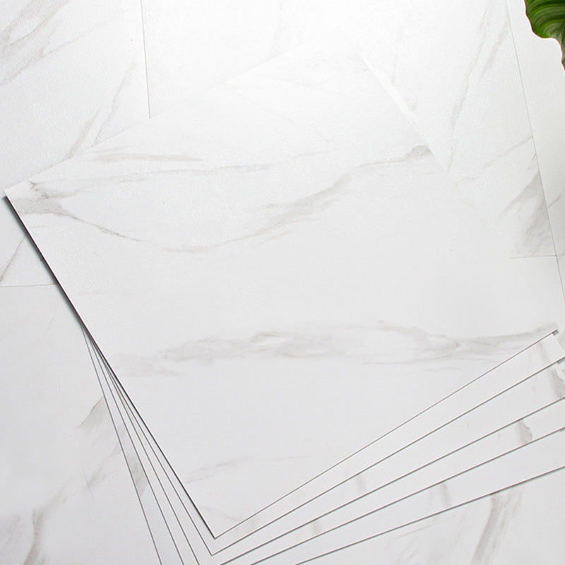 Frendorf | Home Indoor Vinylboden Peel and Stick Marmor-Druck Quadrat PVC-Bodenbelag