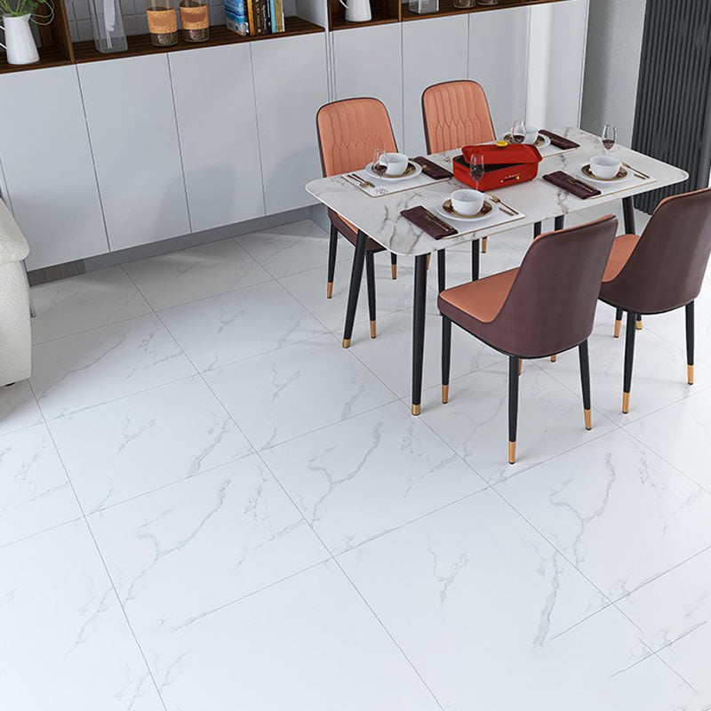 Frendorf | Home Indoor Vinylboden Peel and Stick Marmor-Druck Quadrat PVC-Bodenbelag