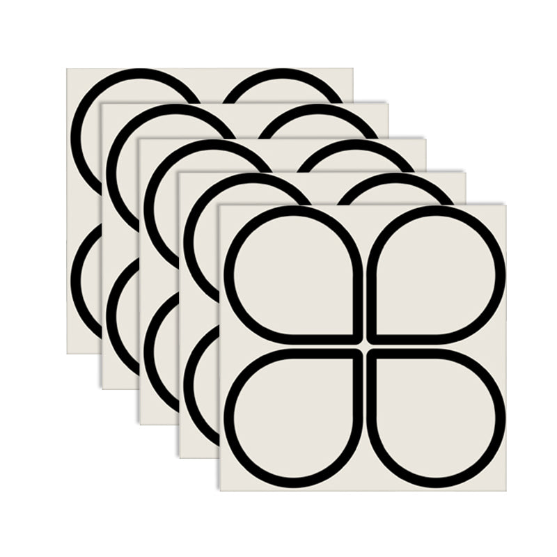 Frendorf | Beige Tone Peel & Stick Fliese Quadrat Muster Druck Einzelne Fliese