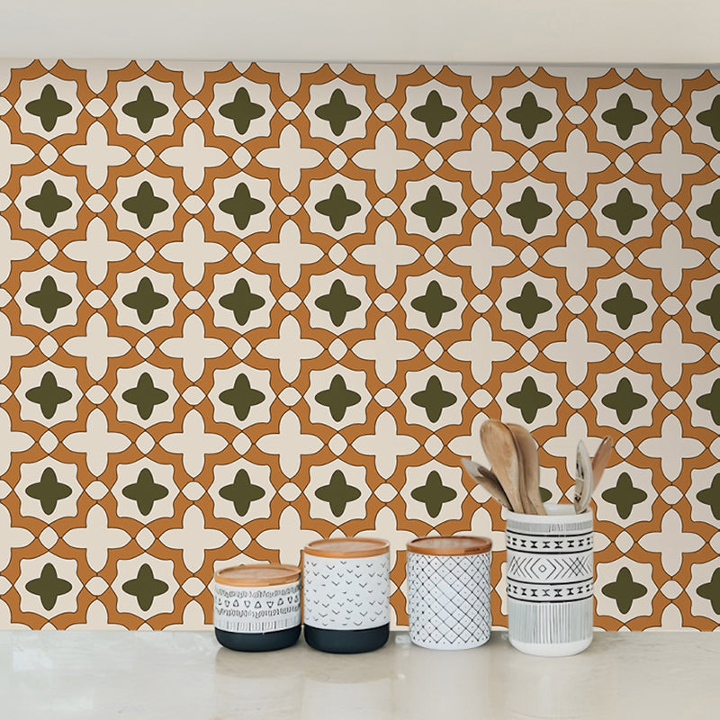 Frendorf | Beige Tone Peel & Stick Fliese Quadrat Muster Druck Einzelne Fliese