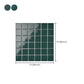 Frendorf | Quadrat Mosaik Peel & Stick Fliese in Grün Wasserbeständige Mosaikfliese