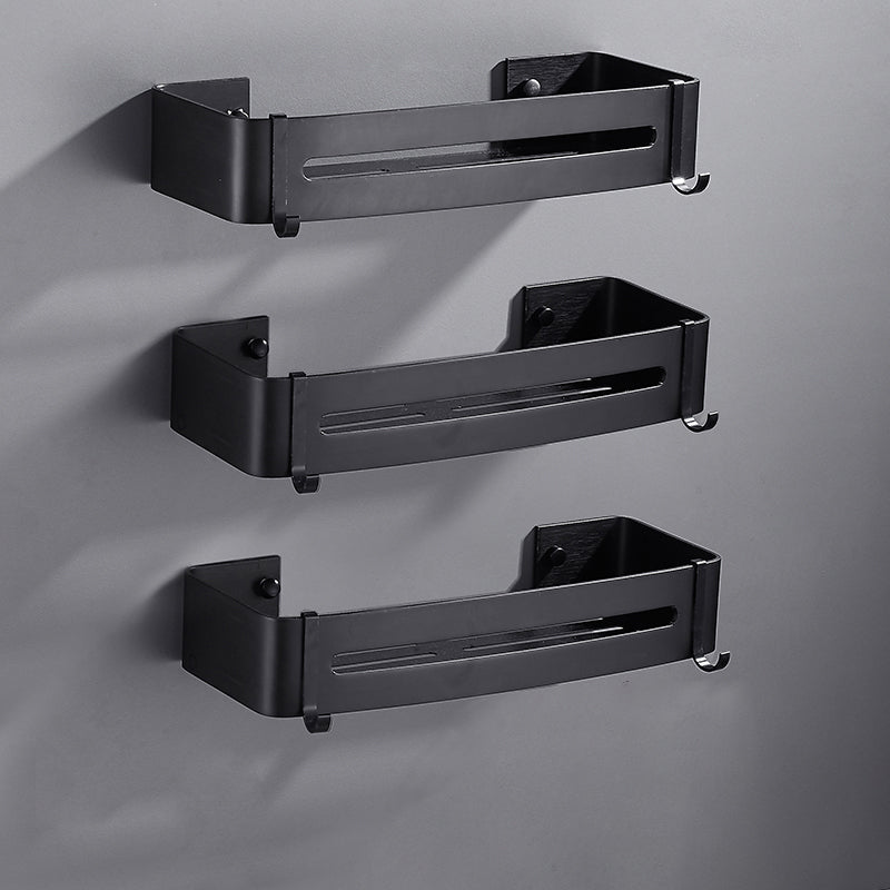 Frendorf | Matt Schwarz Modernes Badzubehör Set, Set von 3, Badregal