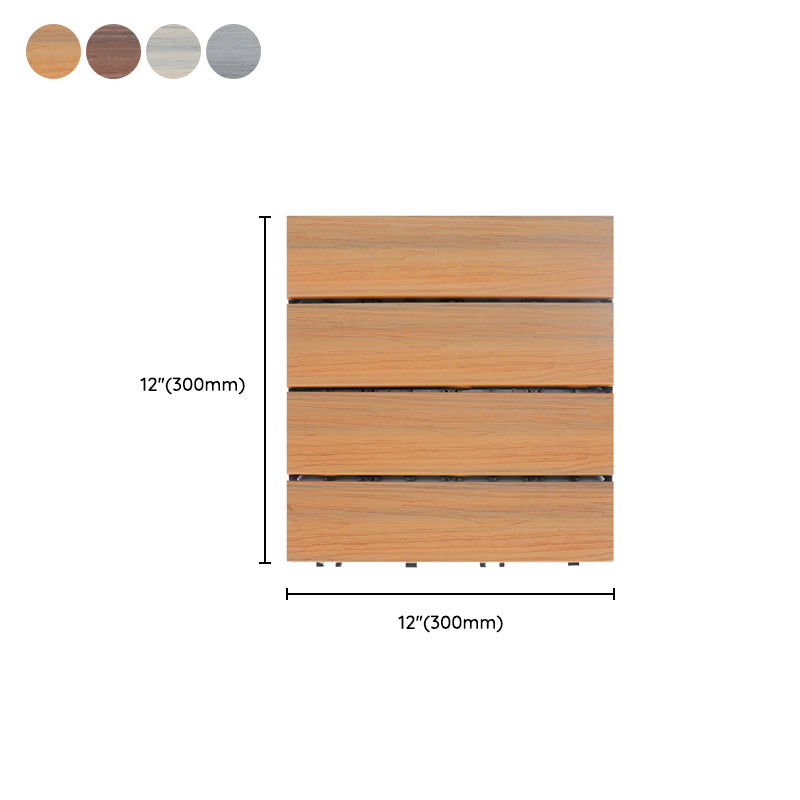 Frendorf | Deck Planke Loose Lay Holzfußbodenfliesen Garten Außenfußboden