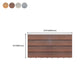 Frendorf | Deck Planke Loose Lay Holzfußbodenfliesen Garten Außenfußboden