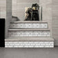 Frendorf | Kunststoff Peel & Stick U-Bahn-Fliese Modern Einfach U-Bahn-Fliese Tapete