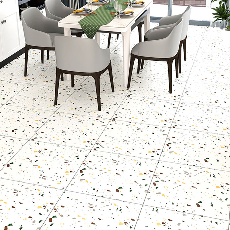 Frendorf | Home Vinylboden Peel and Stick Marmor-Optik quadratische PVC-Bodenbeläge für das Wohnzimmer
