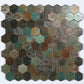Frendorf | Modern Tile-Peel & Stick Metallmosaikfliese Sechseckige Peel & Stick U-Bahnfliese