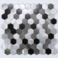 Frendorf | Modern Tile-Peel & Stick Metallmosaikfliese Sechseckige Peel & Stick U-Bahnfliese