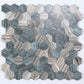Frendorf | Modern Tile-Peel & Stick Metallmosaikfliese Sechseckige Peel & Stick U-Bahnfliese