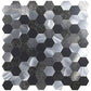 Frendorf | Modern Tile-Peel & Stick Metallmosaikfliese Sechseckige Peel & Stick U-Bahnfliese