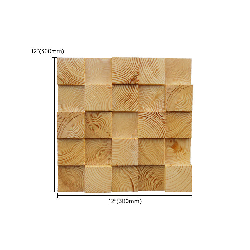 Frendorf | Holz-Mosaikverkleidung Shiplap Kleben Innenzeitgenössische Wandverkleidung