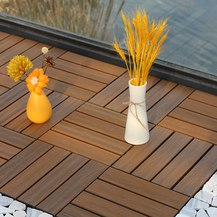 Frendorf | Deck Planke verbohrte Hartholzfliesen Außenboden