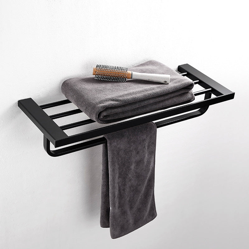 Frendorf | Traditionelles Badezimmerzubehör Hardware-Set in schwarzem Metall