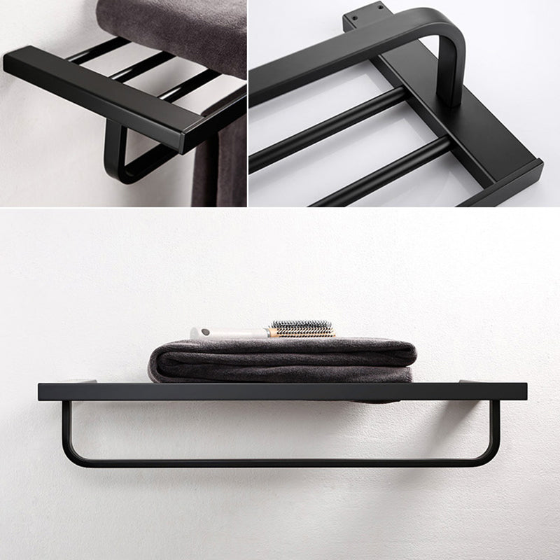 Frendorf | Traditionelles Badezimmerzubehör Hardware-Set in schwarzem Metall