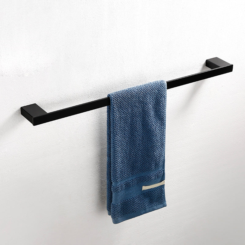 Frendorf | Traditionelles Badezimmerzubehör Hardware-Set in schwarzem Metall