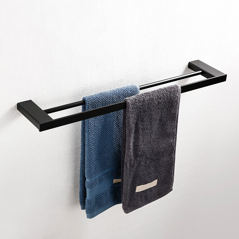 Frendorf | Traditionelles Badezimmerzubehör Hardware-Set in schwarzem Metall