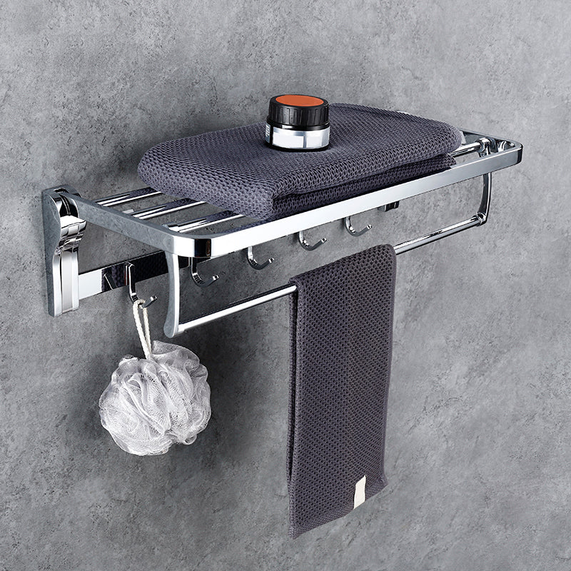 Frendorf | Zeitgenössisches Badezimmerzubehör Hardware-Set in Silber mit Seifenschale