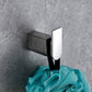 Frendorf | Zeitgenössisches Badezimmerzubehör Hardware-Set in Silber mit Seifenschale