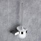 Frendorf | Zeitgenössisches Badezimmerzubehör Hardware-Set in Silber mit Seifenschale