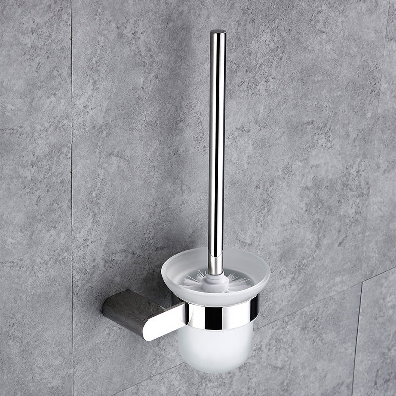 Frendorf | Zeitgenössisches Badezimmerzubehör Hardware-Set in Silber mit Seifenschale