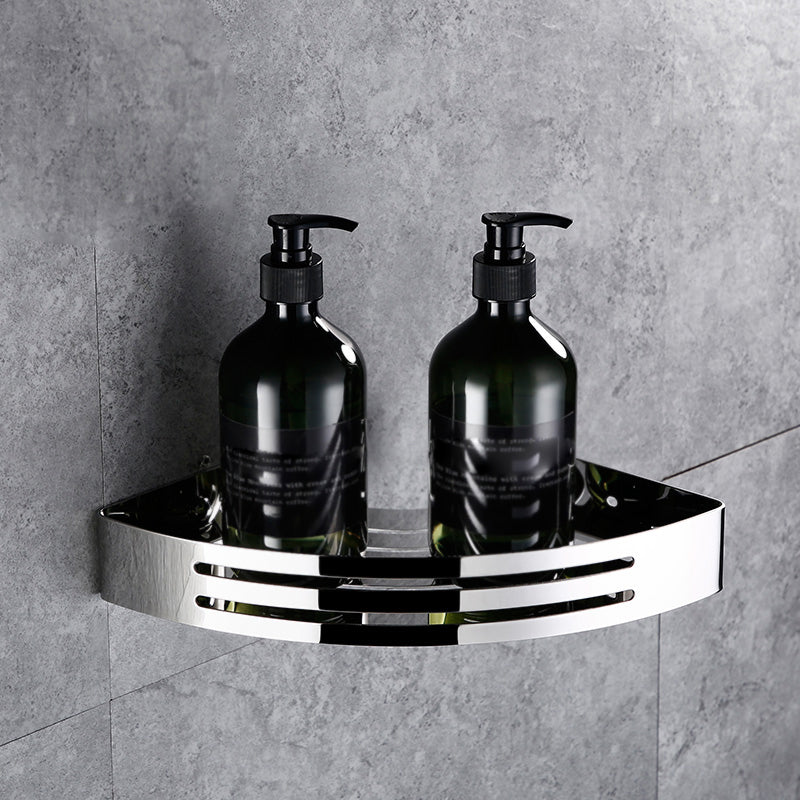 Frendorf | Zeitgenössisches Badezimmerzubehör Hardware-Set in Silber mit Seifenschale