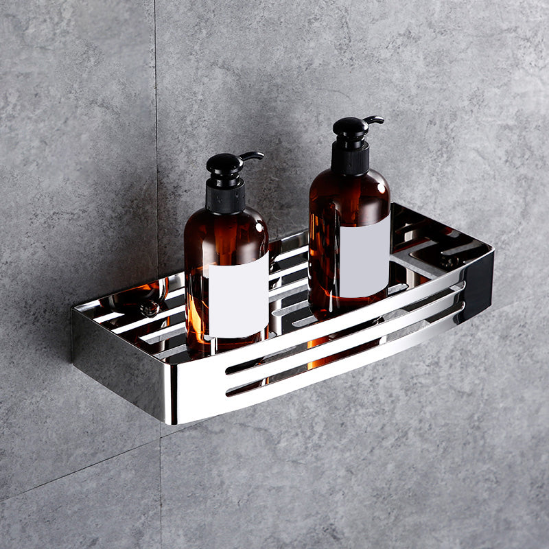 Frendorf | Zeitgenössisches Badezimmerzubehör Hardware-Set in Silber mit Seifenschale