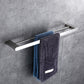 Frendorf | Zeitgenössisches Badezimmerzubehör Hardware-Set in Silber mit Seifenschale