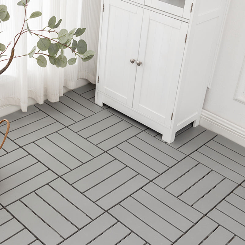 Frendorf | Moderner Stil WPC Bodenbelag Korrosionsbeständiger quadratischer Holzboden