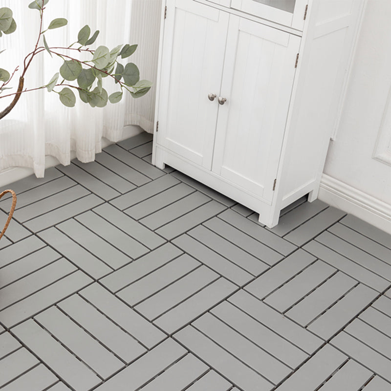 Frendorf | Moderner Stil WPC Bodenbelag Korrosionsbeständiger quadratischer Holzboden