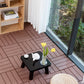 Frendorf | Moderner Stil WPC Bodenbelag Korrosionsbeständiger quadratischer Holzboden