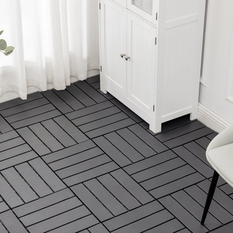 Frendorf | Moderner Stil WPC Bodenbelag Korrosionsbeständiger quadratischer Holzboden