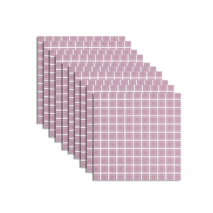 Frendorf | 12" x 12" Peel & Stick Glas Quadrat Gitter Mosaik Peel and Stick Fliese 10-Pack