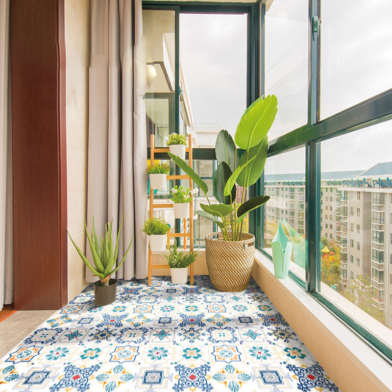 Frendorf | Modern Vinyl Plank Flooring Porcelain Tile Look Selbstklebendes PVC-Bodenbelag