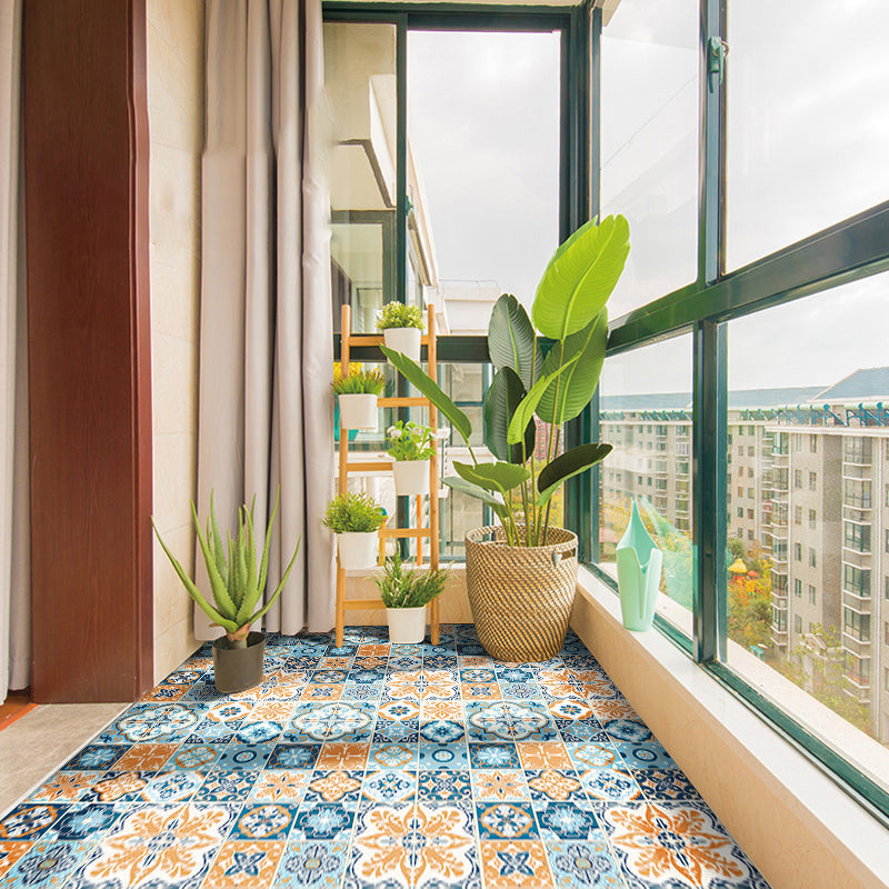 Frendorf | Modern Vinyl Plank Flooring Porcelain Tile Look Selbstklebendes PVC-Bodenbelag