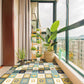 Frendorf | Modern Vinyl Plank Flooring Porcelain Tile Look Selbstklebendes PVC-Bodenbelag