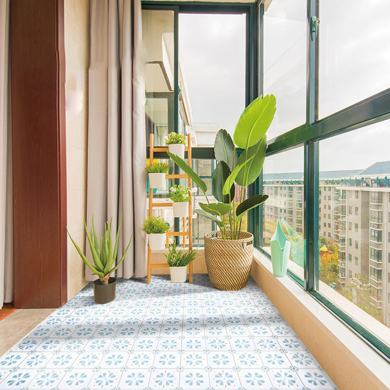 Frendorf | Modern Vinyl Plank Flooring Porcelain Tile Look Selbstklebendes PVC-Bodenbelag