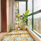 Frendorf | Modern Vinyl Plank Flooring Porcelain Tile Look Selbstklebendes PVC-Bodenbelag
