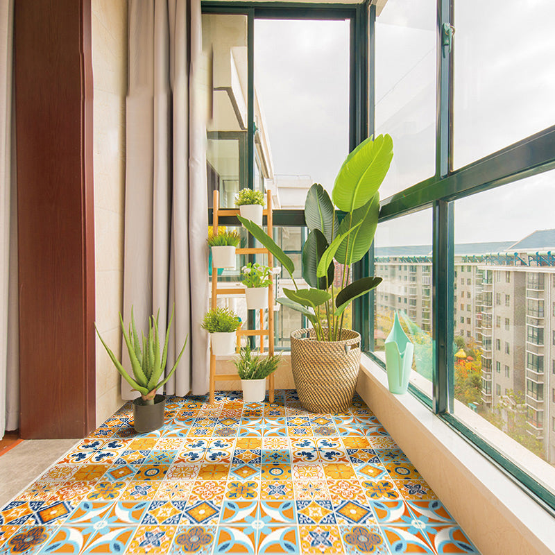 Frendorf | Modern Vinyl Plank Flooring Porcelain Tile Look Selbstklebendes PVC-Bodenbelag