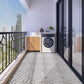 Frendorf | Modern Vinyl Plank Flooring Porcelain Tile Look Selbstklebendes PVC-Bodenbelag