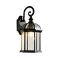 Frendorf | Vogelkooi Buitenwandgemonteerd Licht Ruraal Helder/Gehoord Glas 1-Kop Zwart/Bronzen Afwerking Wandlamp