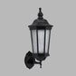 Frendorf | Lodges Geometrische Wand Sconces Licht 1 Kop Waterglas Wandlamp in Zwart voor Tuin