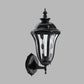 Frendorf | Urn Buiten Wandlamp Verlichting Rustiek Helder Dimpled Glas 1 Peertje Zwarte Wandlamp Fixture